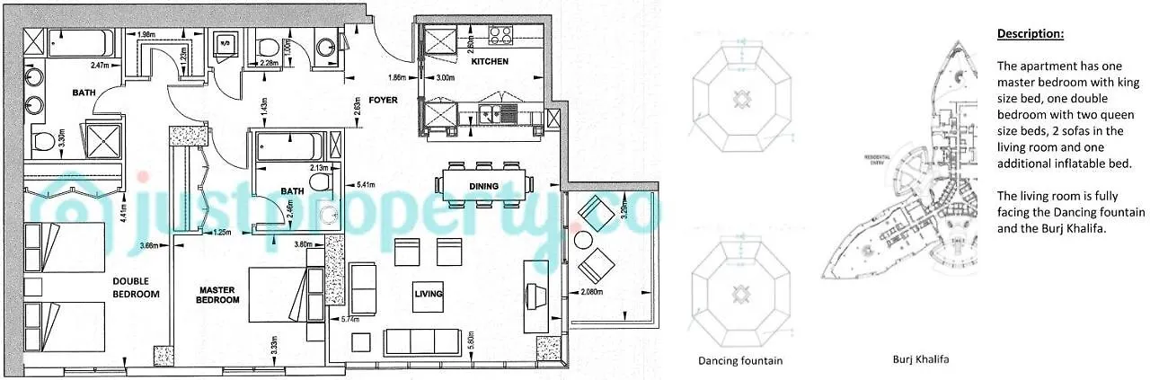 Elite Royal Apartment - Full Burj Khalifa & Fountain View - Emerald Dubai